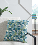 Luxury Living Gallery - Ashley Furniture - Seanow Next-Gen Nuvella Pillows - Pillow / Green/Turquoise/White - A1900005P