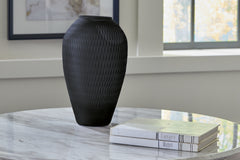 Luxury Living Gallery - Ashley Furniture - Etney Vase - Vase / Slate - A2000510