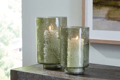 Luxury Living Gallery - Ashley Furniture - Clarkton Candle Holder - Candle Holder Set (Set of 2) / Green - A2000623