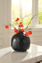 Luxury Living Gallery - Ashley Furniture - Ryanford Vase - Vase / Black - A2000717