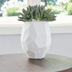 Luxury Living Gallery - Ashley Furniture - Karenton Vase - Vase / White - A2000721