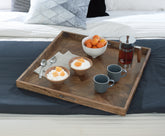Luxury Living Gallery - Ashley Furniture - Heddford Tray - Tray / Brown - A2000722
