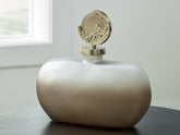 Luxury Living Gallery - Ashley Furniture - Acario Jar - Jar / Taupe/Gold Finish - A2000781