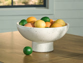 Luxury Living Gallery - Ashley Furniture - Dallinworth Bowl - Bowl / White/Black - A2000833