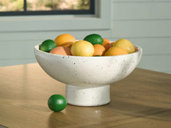 Luxury Living Gallery - Ashley Furniture - Dallinworth Bowl - Bowl / White/Black - A2000833