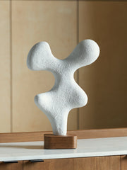 Luxury Living Gallery - Ashley Furniture - Lavarsen Sculpture - Sculpture / White/Brown - A2000839