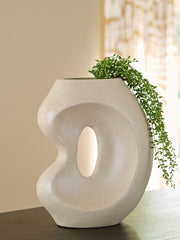 Luxury Living Gallery - Ashley Furniture - Odion Vase - Vase / Stone - A2000841