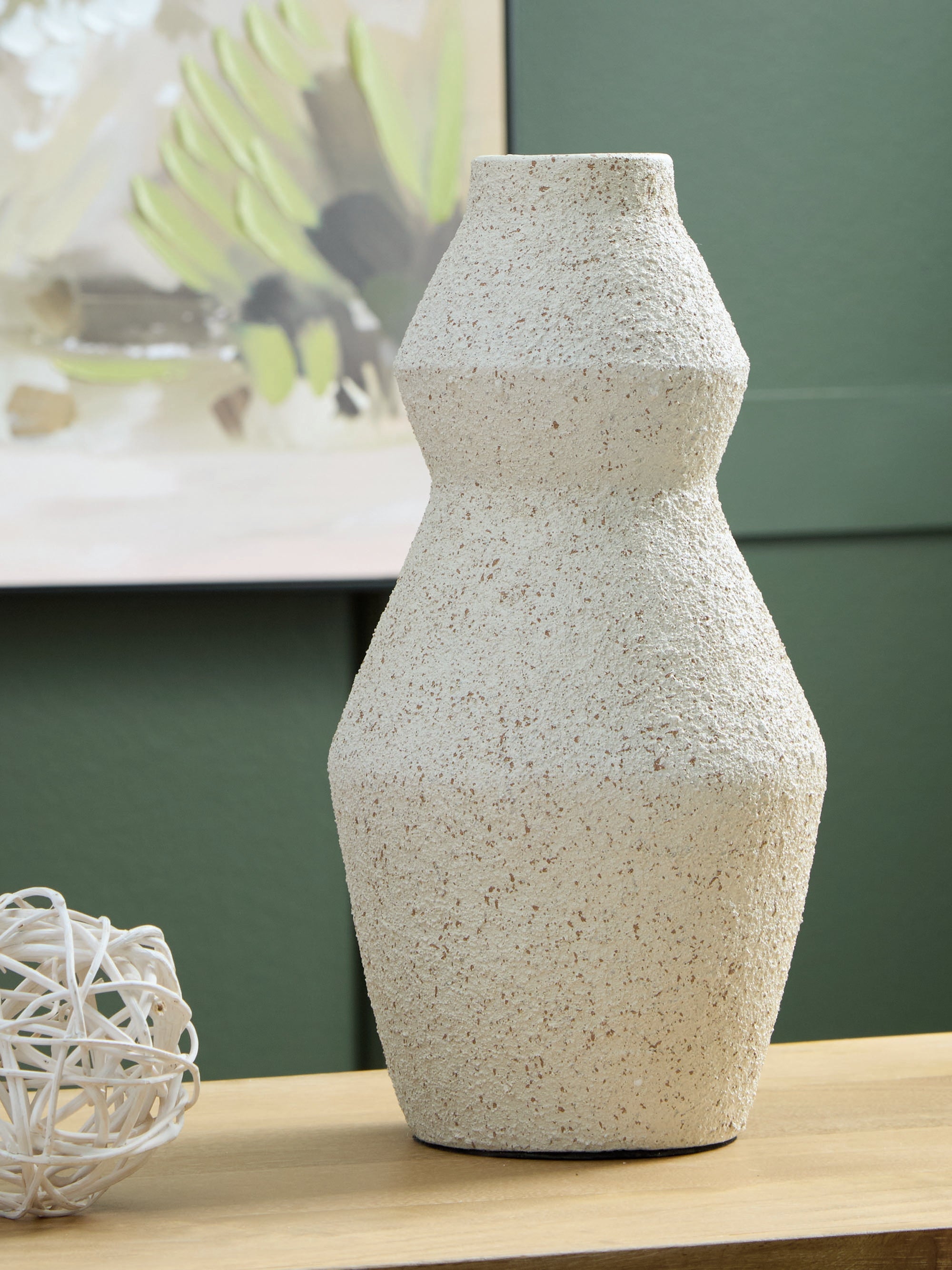 Luxury Living Gallery - Ashley Furniture - Dawthorne Vase - Vase / Cream - A2000850