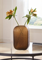 Luxury Living Gallery - Ashley Furniture - Capard Vase - Vase / Brown - A2900004