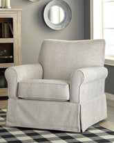 Luxury Living Gallery - Ashley Furniture - Searcy Accent Chair - Swivel Glider Accent Chair / Quartz - A3000006