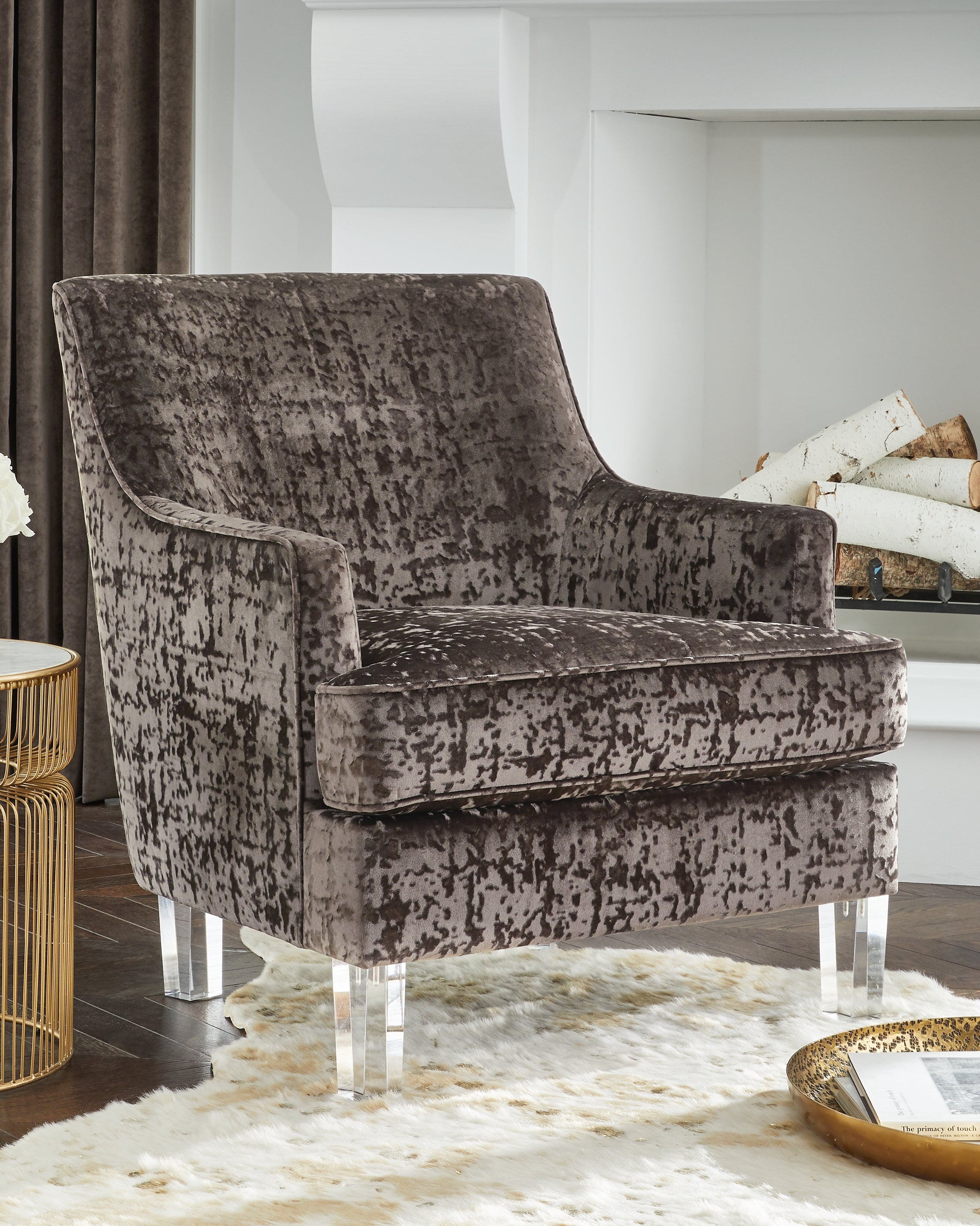 Luxury Living Gallery - Ashley Furniture - Gloriann Accent Chair - Accent Chair / Lagoon - A3000103
