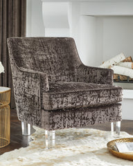 Luxury Living Gallery - Ashley Furniture - Gloriann Accent Chair - Accent Chair / Lagoon - A3000103