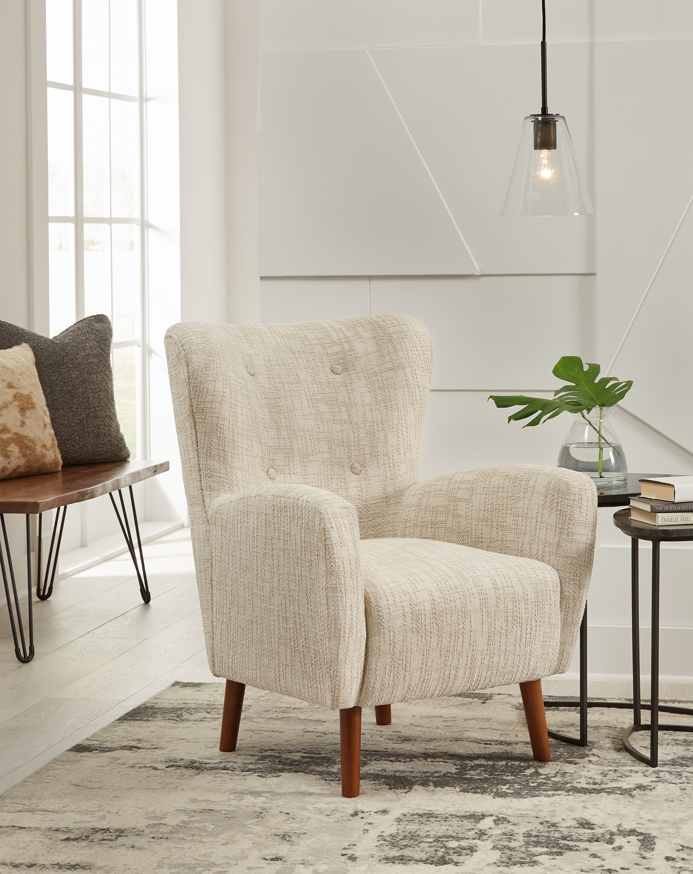 Luxury Living Gallery - Ashley Furniture - Jemison Next-Gen Nuvella Accent Chair - Accent Chair / Dune - A3000638