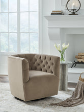 Luxury Living Gallery - Ashley Furniture - Hayesler Swivel Accent Chair - Swivel Accent Chair / Cocoa - A3000661