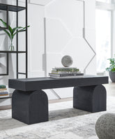 Luxury Living Gallery - Ashley Furniture - Holgrove Accent Bench - Accent Bench / Black / 50"W x 16"D x 18"H - A3000683