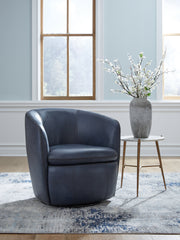 Luxury Living Gallery - Ashley Furniture - Kierreys Swivel Accent Chair - Swivel Accent Chair / Bone - A3000703