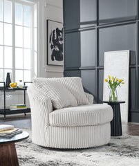 Luxury Living Gallery - Ashley Furniture - Gramwell Swivel Accent Chair - Swivel Accent Chair / Alloy - A3000724