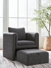 Luxury Living Gallery - Ashley Furniture - Vreni Accent Chair - Accent Chair / Charcoal/Black - A3000754