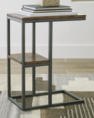 Luxury Living Gallery - Ashley Furniture - Forestmin Accent Table - Accent Table / Natural/Black - A4000049