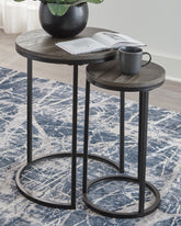 Luxury Living Gallery - Ashley Furniture - Briarsboro Accent Table (Set of 2) - Accent Table Set (Set of 2) / Black/Gray - A4000231