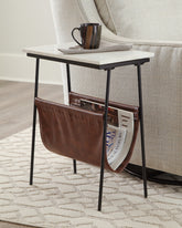 Luxury Living Gallery - Ashley Furniture - Etanbury Accent Table - Accent Table / Brown/Black/White - A4000254