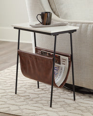 Luxury Living Gallery - Ashley Furniture - Etanbury Accent Table - Accent Table / Brown/Black/White - A4000254