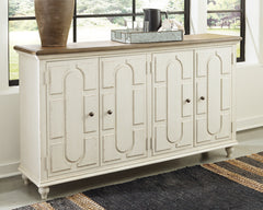 Luxury Living Gallery - Ashley Furniture - Roranville Accent Cabinet - Accent Cabinet / Antique White - A4000268