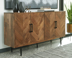 Luxury Living Gallery - Ashley Furniture - Prattville Accent Cabinet - Accent Cabinet / Brown - A4000308