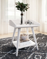 Luxury Living Gallery - Ashley Furniture - Blariden Accent Table - Accent Table / White - A4000367