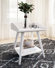 Luxury Living Gallery - Ashley Furniture - Blariden Accent Table - Accent Table / White - A4000367