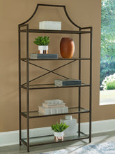Luxury Living Gallery - Ashley Furniture - Bernonly Bookcase - Bookcase / Antique Bronze Finish - A4000556