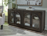 Luxury Living Gallery - Ashley Furniture - Dreley Accent Cabinet - Accent Cabinet / Grayish Brown - A4000586