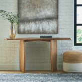 Luxury Living Gallery - Ashley Furniture - Holward Console Sofa Table - Console Sofa Table / Natural - A4000592