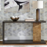 Luxury Living Gallery - Ashley Furniture - Camlett Console Sofa Table - Console Sofa Table / Brown - A4000594