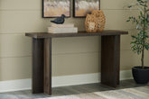 Luxury Living Gallery - Ashley Furniture - Jalenry Console Sofa Table - Console Sofa Table / Grayish Brown - A4000596