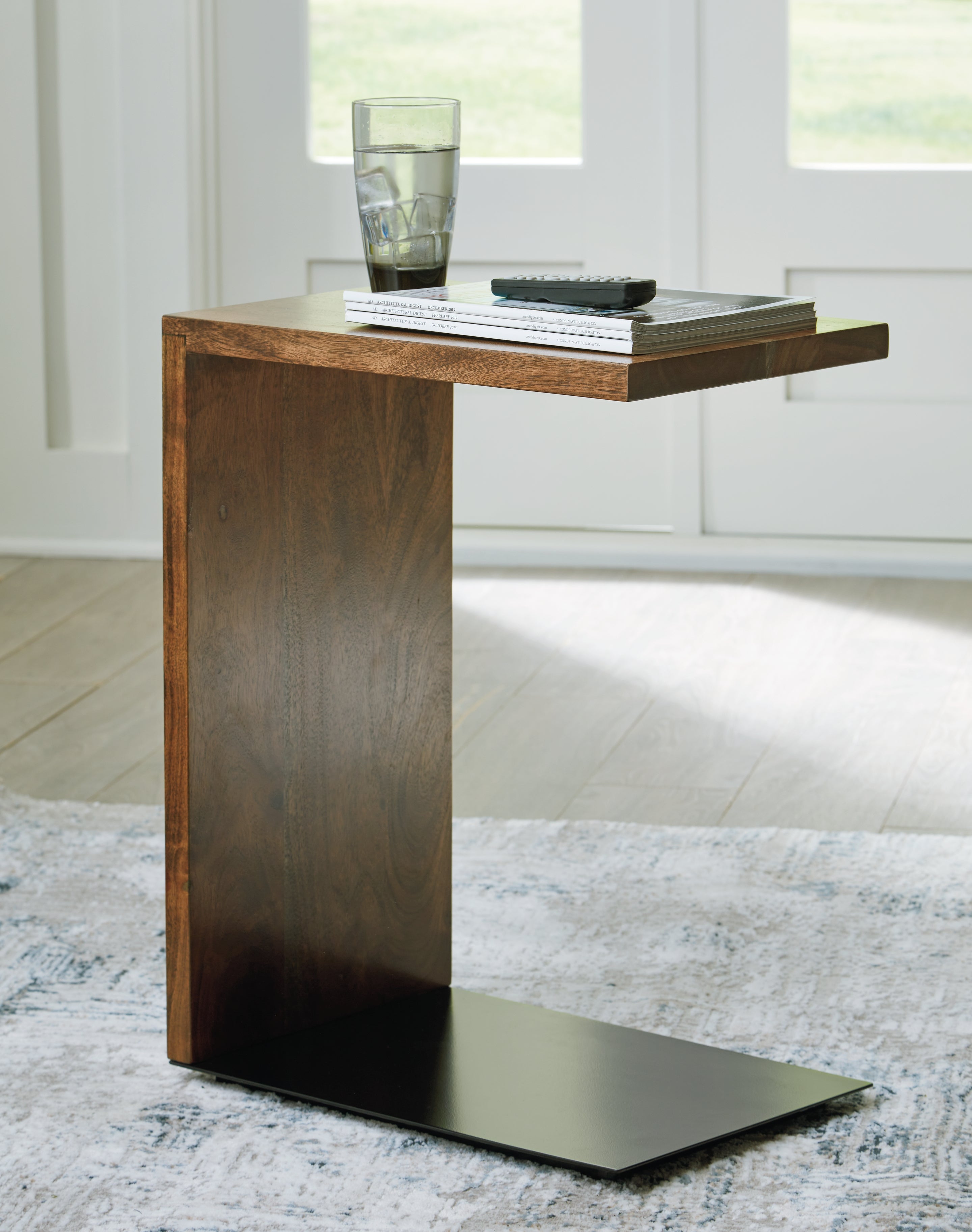 Luxury Living Gallery - Ashley Furniture - Wimshaw Accent Table - Accent Table / Brown/Black - A4000618