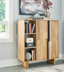 Luxury Living Gallery - Ashley Furniture - Kierwell Accent Cabinet - Accent Cabinet / Natural - A4000653