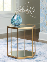 Luxury Living Gallery - Ashley Furniture - Veerwick Accent Coffee Table - Accent Cocktail Table / Gold Finish - A4000661
