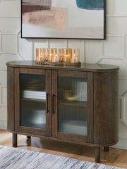 Luxury Living Gallery - Ashley Furniture - Mayridge Accent Cabinet - Accent Cabinet / Medium Brown - A4000694