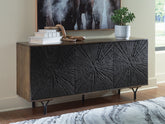 Luxury Living Gallery - Ashley Furniture - Lavinmont Accent Cabinet - Accent Cabinet / Multi Brown - A4000710