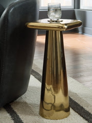 Luxury Living Gallery - Ashley Furniture - Dallenburg Accent Table - Accent Table / Gold Finish - A4000717