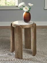 Luxury Living Gallery - Ashley Furniture - Gavrilley Accent Table - Accent Table / Gray/White/Brown - A4000722