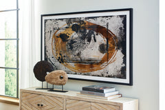 Luxury Living Gallery - Ashley Furniture - Clefting Wall Decor - Wall Art / Black/Caramel/Tan - A8000374
