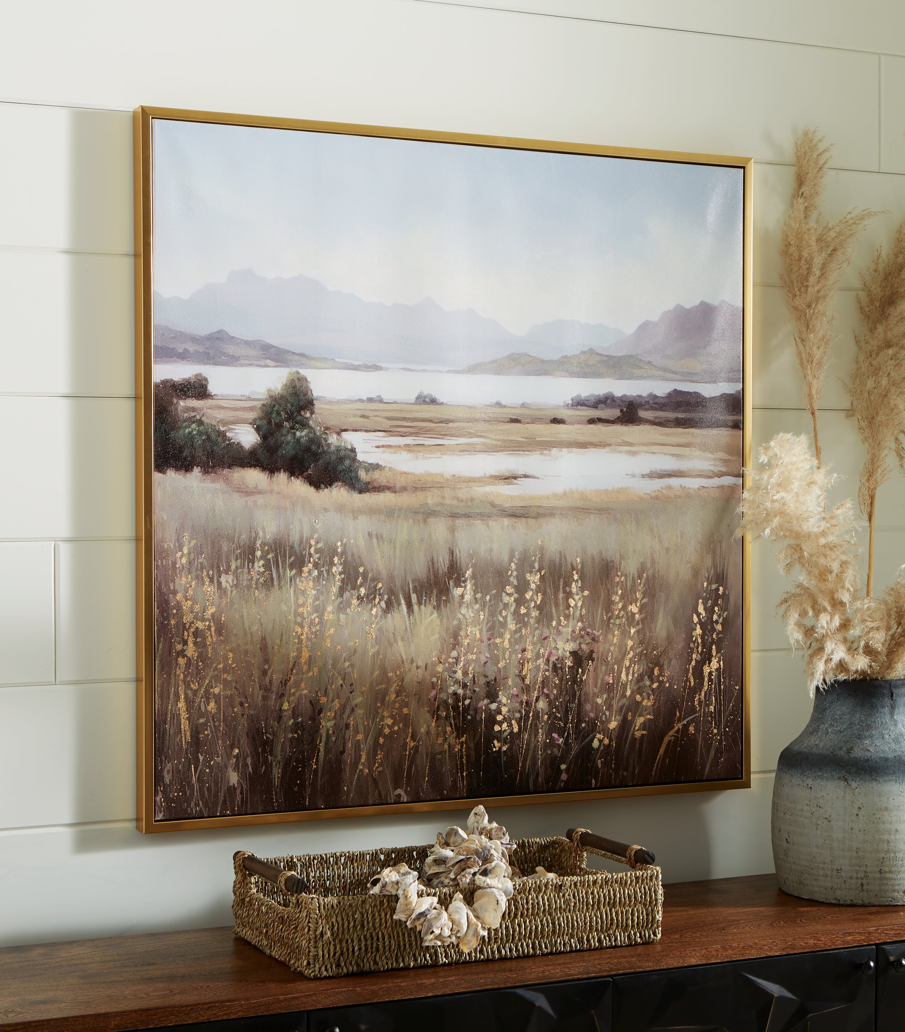 Luxury Living Gallery - Ashley Furniture - Clarkford Wall Decor - Wall Art / Multi - A8000418