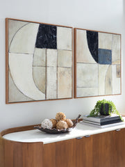 Luxury Living Gallery - Ashley Furniture - Bexlen Wall Decor - Wall Art Set (Set of 2) / Tan/Taupe/Black - A8000498