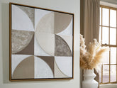 Luxury Living Gallery - Ashley Furniture - Harelman Wall Decor - Wall Art / Tan/Taupe/White - A8000502