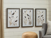 Luxury Living Gallery - Ashley Furniture - Honslow Wall Decor - Wall Art Set (3/CN) / Brown/Black/White - A8000506