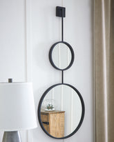 Luxury Living Gallery - Ashley Furniture - Brewer Mirror - Accent Mirror / Black - A8010166