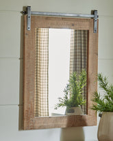 Luxury Living Gallery - Ashley Furniture - Lanie Mirror - Accent Mirror / Antique Brown - A8010223