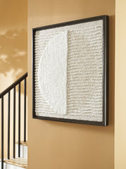 Luxury Living Gallery - Ashley Furniture - Bachard Wall Decor - Wall Decor / Tan/White - A8010330